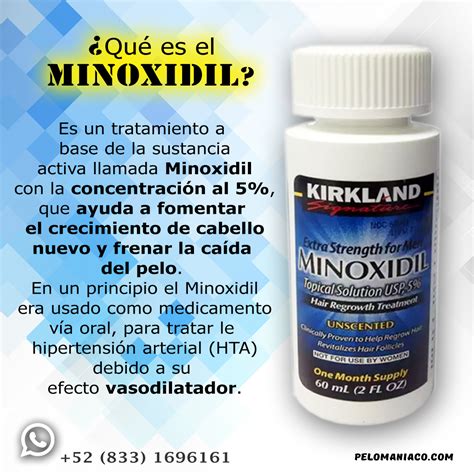 para qué sirve el minoxidil